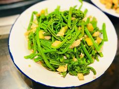 凉拌野菜-姥家大锅台水库渔家