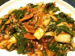 蚌肉炒青菜-苏帮袁Sue Cuisine(将台店)