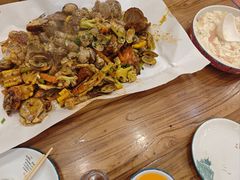 -东来菜馆•手抓海鲜家常菜•海鲜锅贴(鸽子窝店)