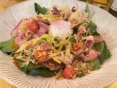 菠菜酵母温泉蛋色拉-嘻〆咩 XIME Izakaya