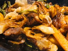 排骨豆角卷子-华盛园卷子王农家菜水库鱼