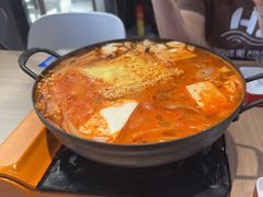 部队火锅小份-山海珍味韩国料理(奥城店)