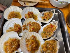 蒜蓉焗扇贝（熟蒜）3个-炒豆合作社(东四总店)