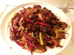 椒盐羊肉丝-古南都饭店-遂心遂意自助餐厅(广州路店)