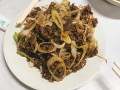葱爆羊肉-清真永恒华威肉饼(潘家园店)