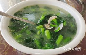 Water Snail and Mustard Greens Soup