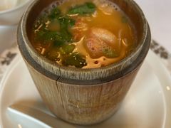 龙虾肉竹筒泡手拉面-粤菜王府·海鲜·茶市·海景餐厅(大梅沙店)