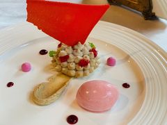 蓝莓栗子蒙布朗-北京古城老院厉晓麟精致菜