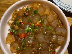 腊汁肉炒凉粉-山丹丹西北菜(金贸大厦店)