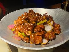蒜香蜜汁排骨-绿茶餐厅(汇悦大融城店)
