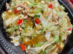 铁板粉丝卷心菜-荣鹏风味烀饼(万达广场店)