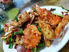 姜葱炒花蟹-板桥海鲜广场(文明东店)