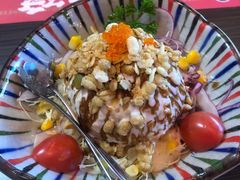 温泉蛋爆浆土豆泥-仙隐小鹿中華の日料(荣民龙首广场店)