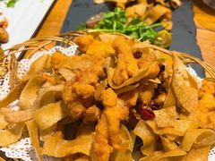 锅巴菜辣子鸡-陆壹捌餐厅(五大道店)