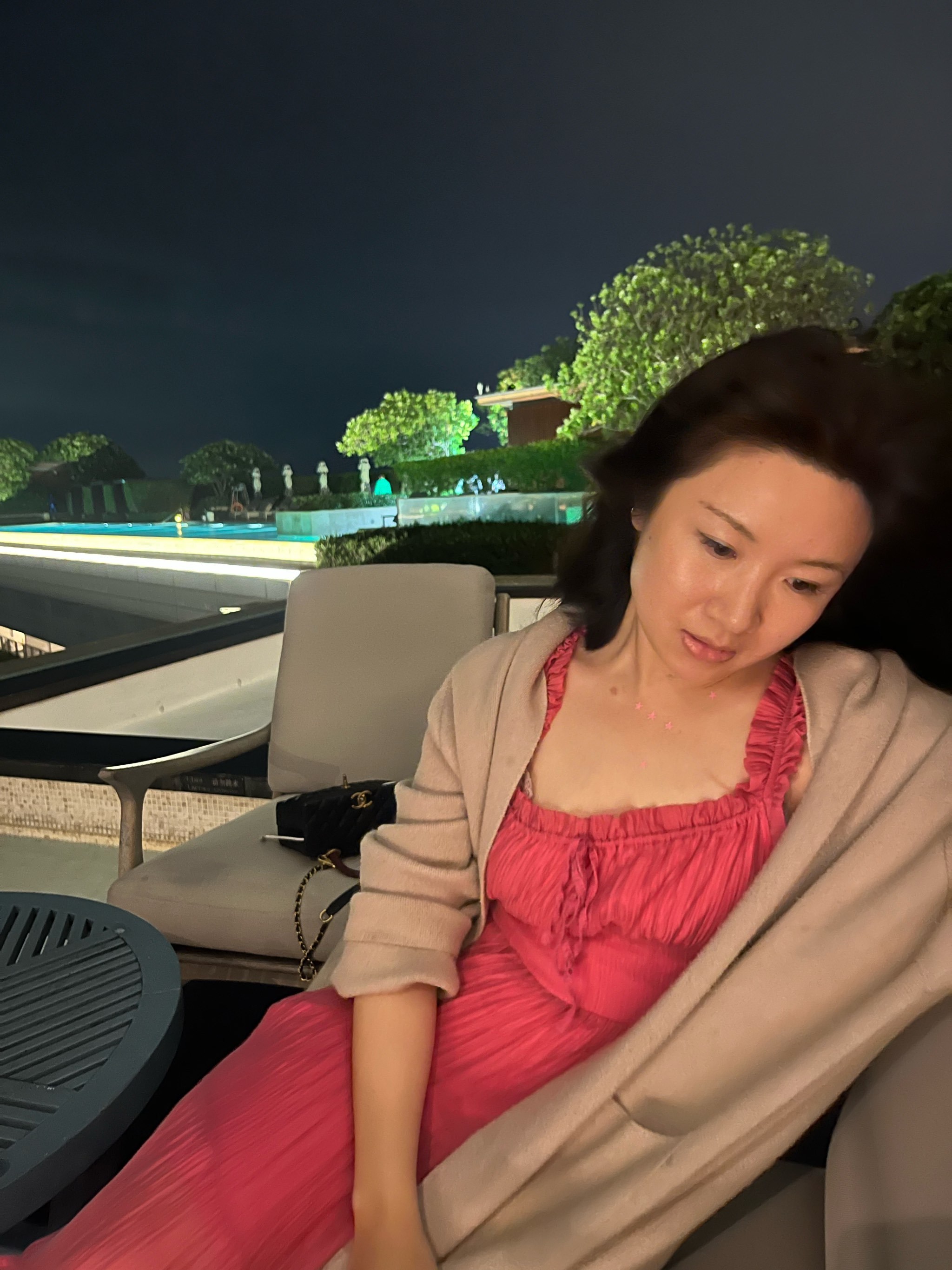 太舒服的位置,倾听水的声音