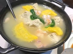 上汤炖蛋饺柴锅豆腐-到家尝北京菜(西坝河店)