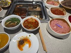 姬松茸菌汤火锅-海底捞火锅(航洋城店)