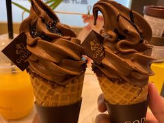 黑巧克力蛋筒-GODIVA(月星环球港店)