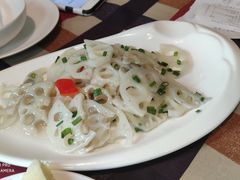 小葱炒嫩藕-兰桂坊·花园餐厅(西湖店)