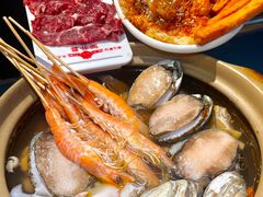 -邹开喜·小海鲜醉鸡煲·潮汕鲜切牛肉店(襄阳北路店)