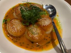 香煎带子配手指土豆泥-Bistro Les Lilas丁香花小酒馆