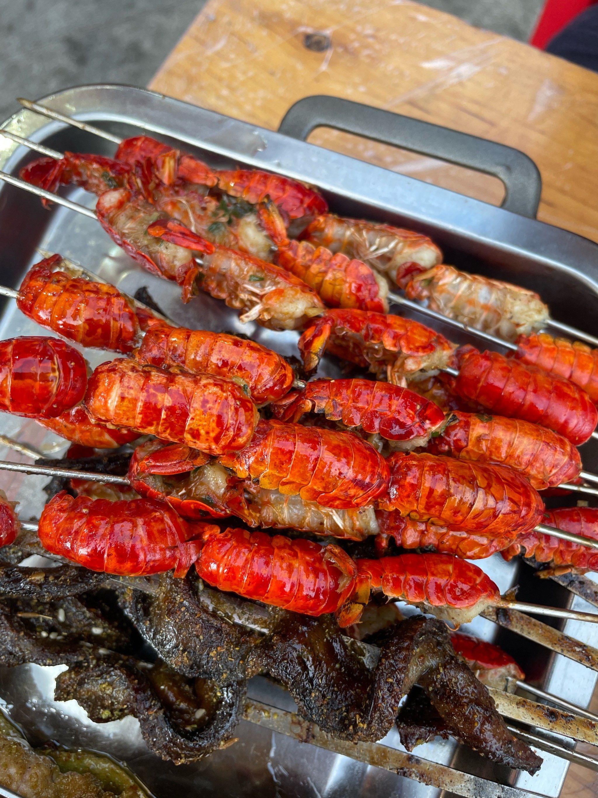 吃烤虾球,正是时候!