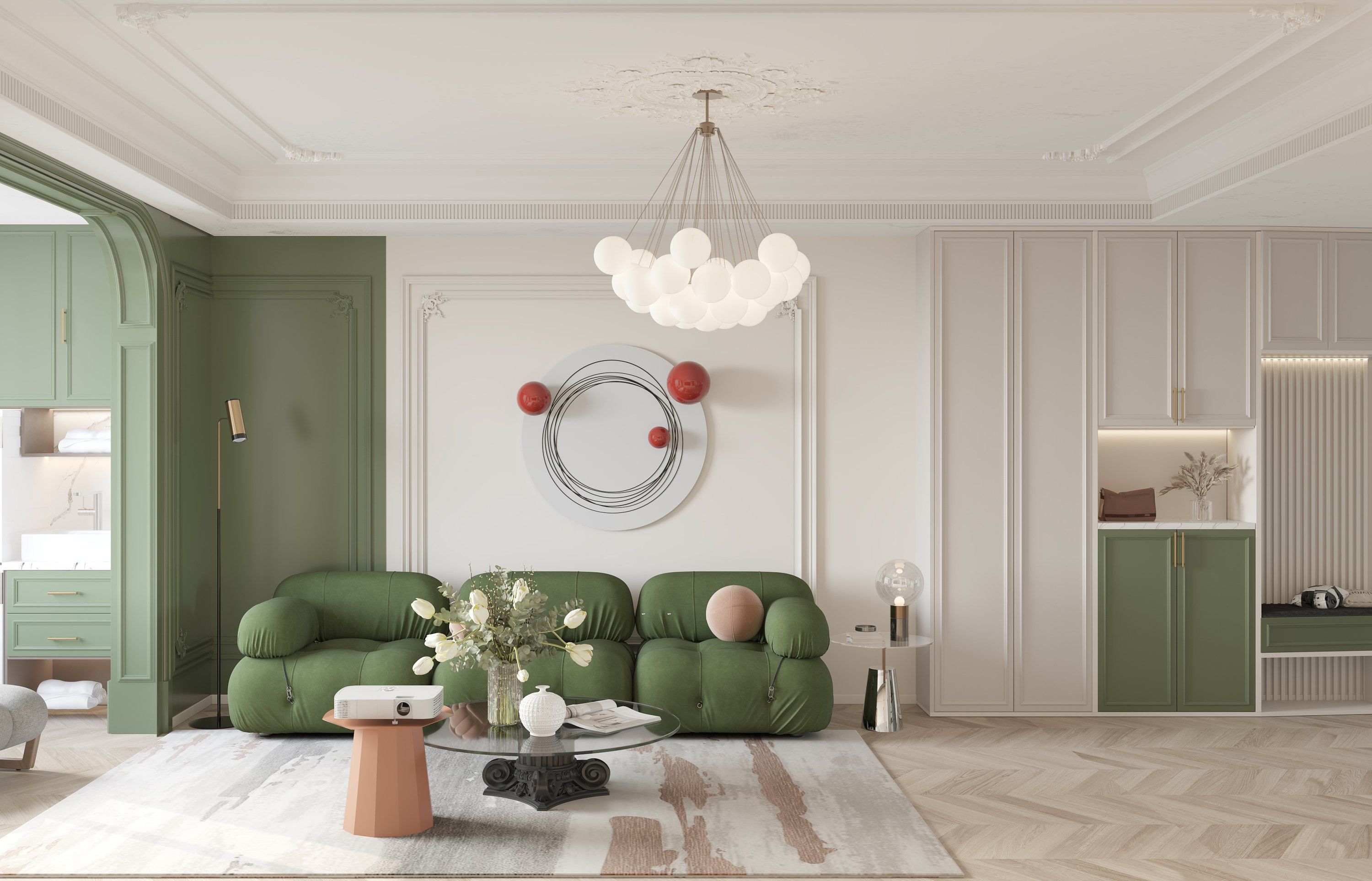 治愈系的豆蔻绿 🌱 是轻法式的不二选