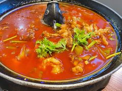 野生菌焖牛蛙-雀舞云南菜(乐客城店)