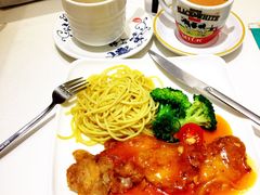 香煎鸡扒拌意粉-金利茶餐厅(中船汇店)
