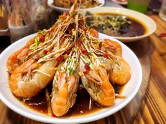 芥末罗氏虾-冶建镜子·老南昌大排档·江西虾王(总店)