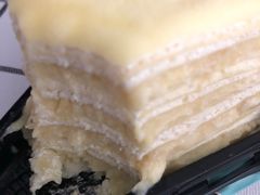 榴莲千层蛋糕切块-7cake榴莲千层蛋糕(塘苗路店)