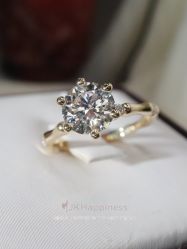 -JKHappiness培育钻石钻戒婚戒定制(天河国贸店)