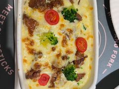 黑椒鸡肉焗饭-刀叉遇上筷子中西融合餐厅(南开店)
