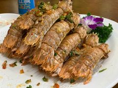 椒盐游水濑尿虾-蚝得喜海鲜(东城店)