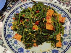 菠菜面筋-新疆伊宁远征餐厅