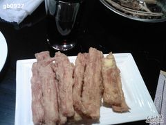 齁咸的炸腐竹-蝎王府羊蝎子(西直门店)