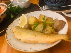 烤土豆配突鳕-Lozhki-ploshki