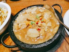 石锅海胆豆腐-日月昇海鲜码头(开发区五彩城店)