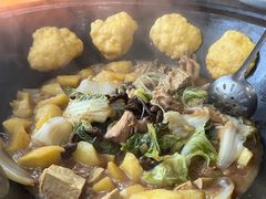 -粘豆包柴火铁锅炖