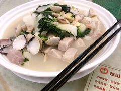 菜心芋头煮白贝-乐兴海鲜餐厅