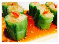 瑶柱蒜蓉蒸丝瓜-大树餐厅(益田假日店)