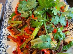 火爆牛肉丝-乐山食古香跷脚牛肉