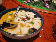 椒麻鱼片-小船渔村•大连菜•大连焖鱼(黄河路店)