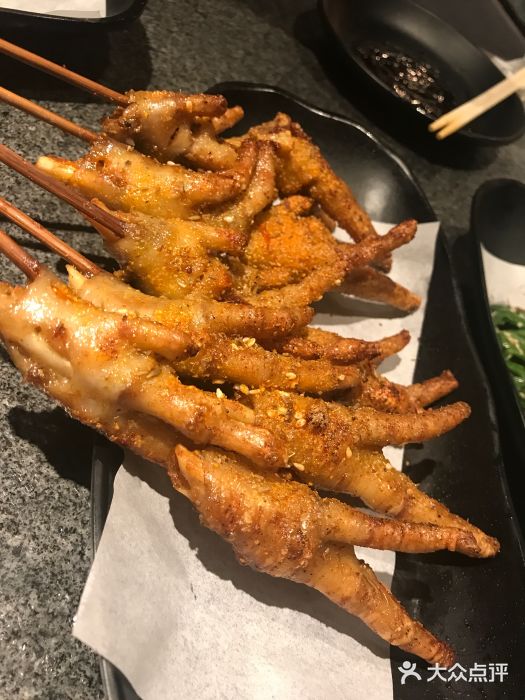 烤鸡脚 大众点评