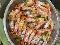 蒜蓉开边蒸虾-贞姨美食·老字号海鲜大排档