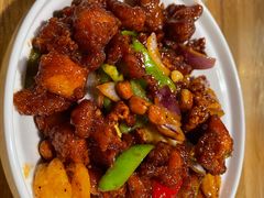 椒香虾仁爆鸡球-陈傻子餐厅(世纪都会店)