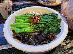 白灼菌菇菜心-新白鹿餐厅(虹桥南丰城店)
