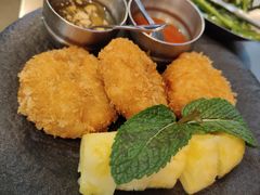 泰式手打虾饼配酸甜梅子酱-simply thai天泰(长泰广场店)