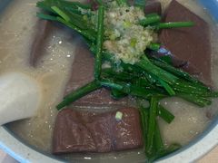 沙姜韭菜猪红-渔村盛宴(航空新城店)