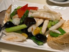 淮山银杏炒芦笋-利苑酒家(华熙国际店)